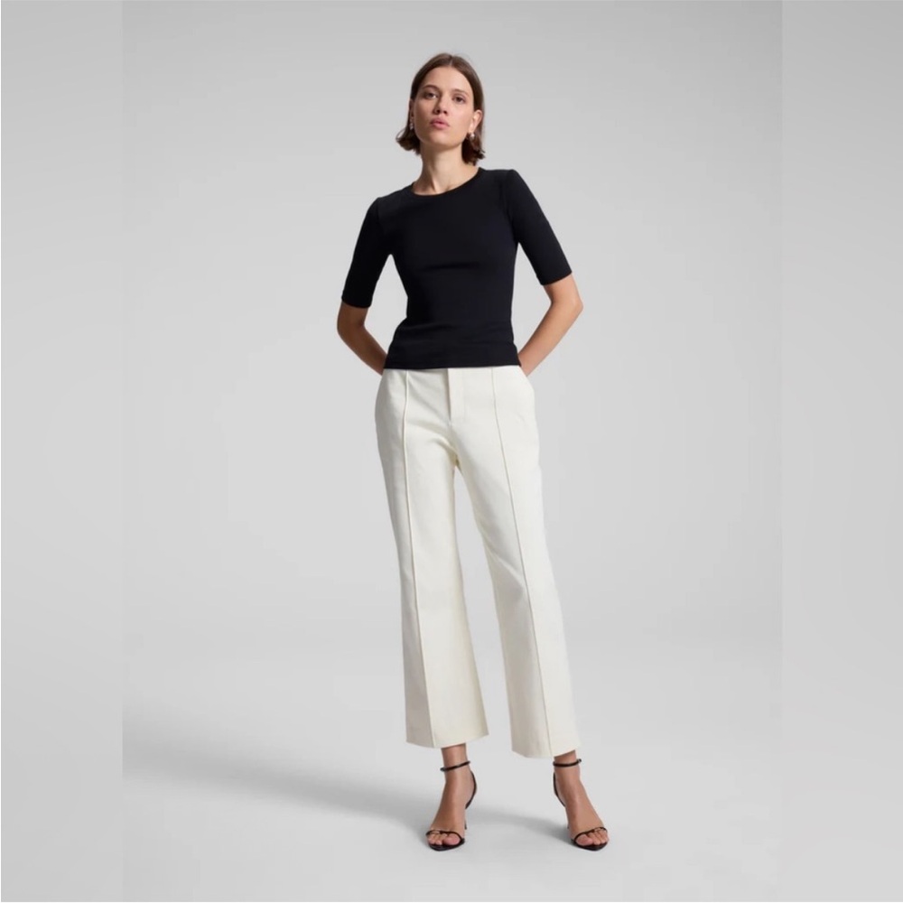 A.L.C $395 Jay Cropped Pant NWT in Bone - Picture 6 of 6